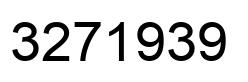 Number 3271939 black image