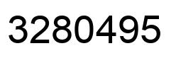 Número 3280495 imagen negro