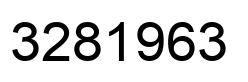 Número 3281963 imagen negro