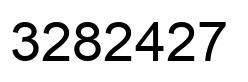 Number 3282427 black image