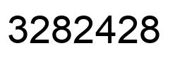 Number 3282428 black image