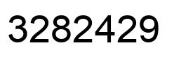 Number 3282429 black image
