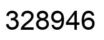 Número 328946 imagen negro