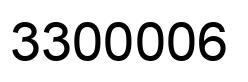 Número 3300006 imagen negro