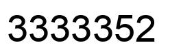 Número 3333352 imagen negro