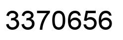 Número 3370656 imagen negro