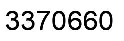 Número 3370660 imagen negro
