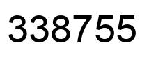 Número 338755 imagen negro