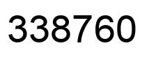 Número 338760 imagen negro