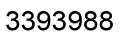 Number 3393988 black image