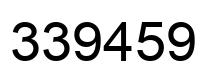 Número 339459 imagen negro