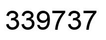 Number 339737 black image
