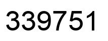 Número 339751 imagen negro