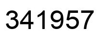 Número 341957 imagen negro
