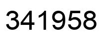 Número 341958 imagen negro