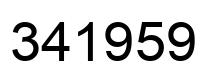 Número 341959 imagen negro