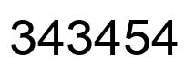 Número 343454 imagen negro