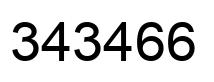 Número 343466 imagen negro