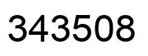 Número 343508 imagen negro