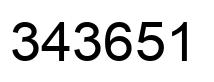 Número 343651 imagen negro