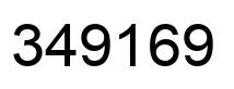Número 349169 imagen negro