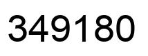 Número 349180 imagen negro