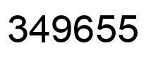 Número 349655 imagen negro