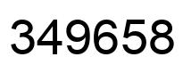 Número 349658 imagen negro