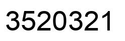 Número 3520321 imagen negro
