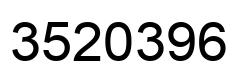 Number 3520396 black image