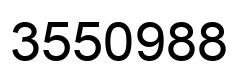 Número 3550988 imagen negro