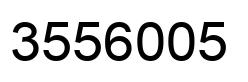 Número 3556005 imagen negro