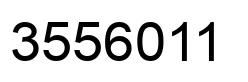 Número 3556011 imagen negro