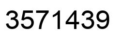 Número 3571439 imagen negro