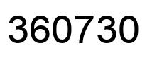 Número 360730 imagen negro