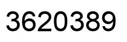 Number 3620389 black image