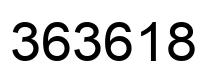 Number 363618 black image