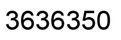Número 3636350 imagen negro