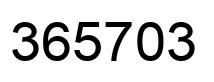 Número 365703 imagen negro