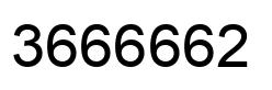 Número 3666662 imagen negro