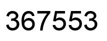 Number 367553 black image