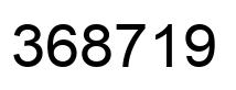 Number 368719 black image