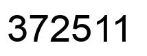 Número 372511 imagen negro
