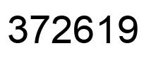 Number 372619 black image