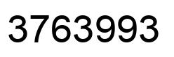 Número 3763993 imagen negro