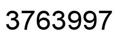 Número 3763997 imagen negro