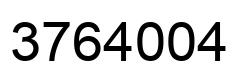 Número 3764004 imagen negro