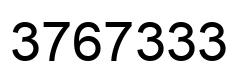 Número 3767333 imagen negro