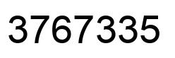 Número 3767335 imagen negro