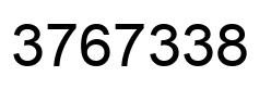 Número 3767338 imagen negro